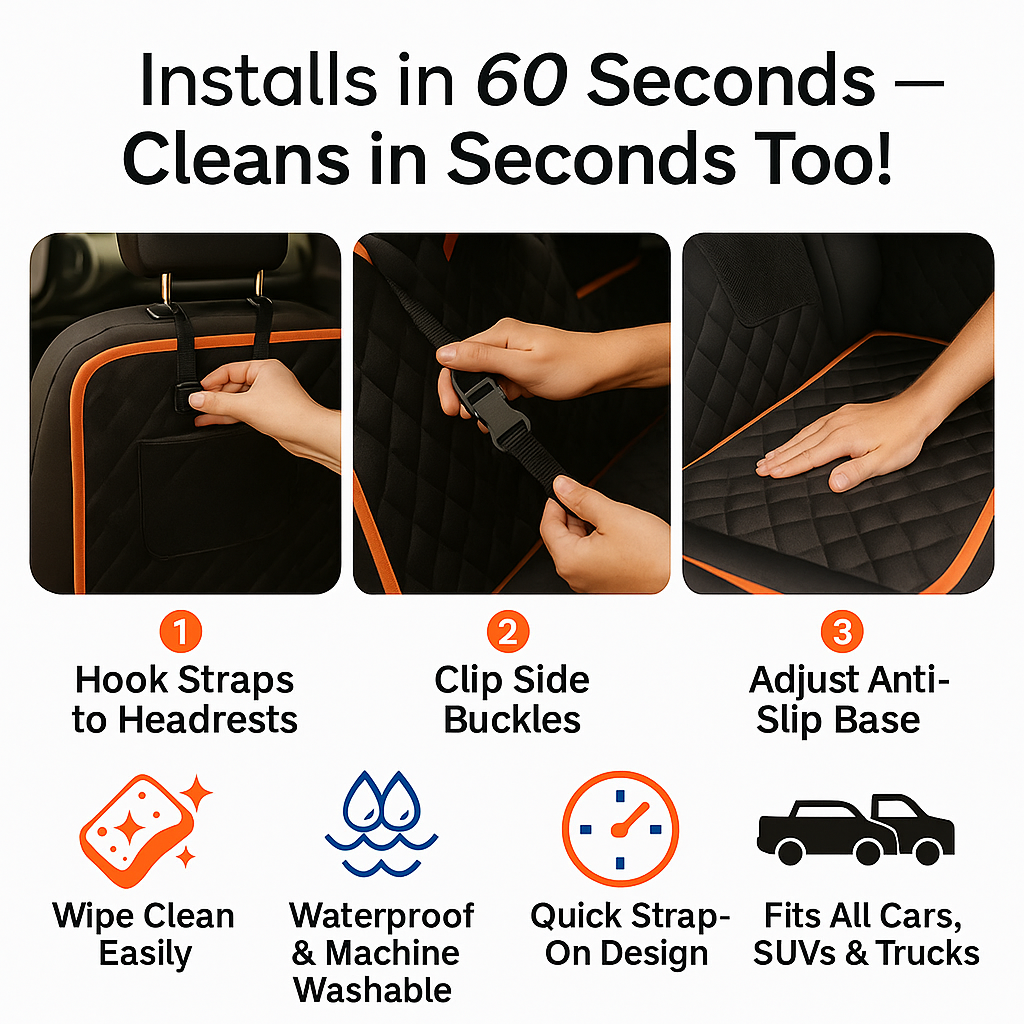 PawRider™ Dog Seat Protector