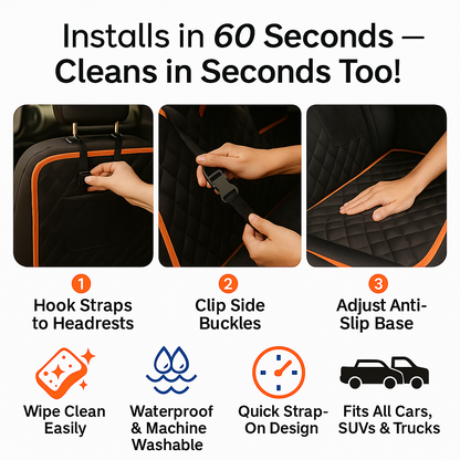 PawRider™ Dog Seat Protector