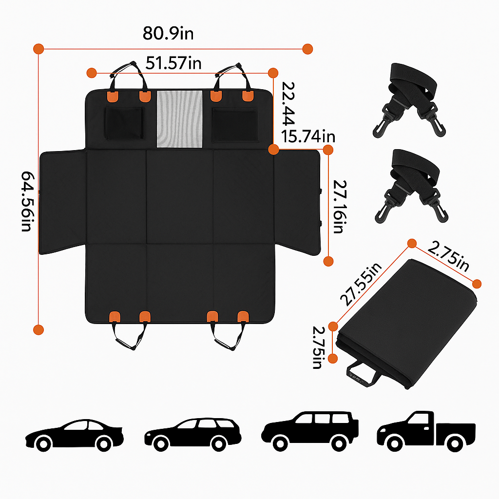 PawRider™ Dog Seat Protector